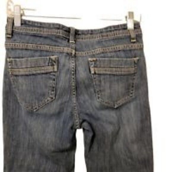 LEE Womens Size 4P Blue  Solid Crop Jeans - Picture 6 of 10